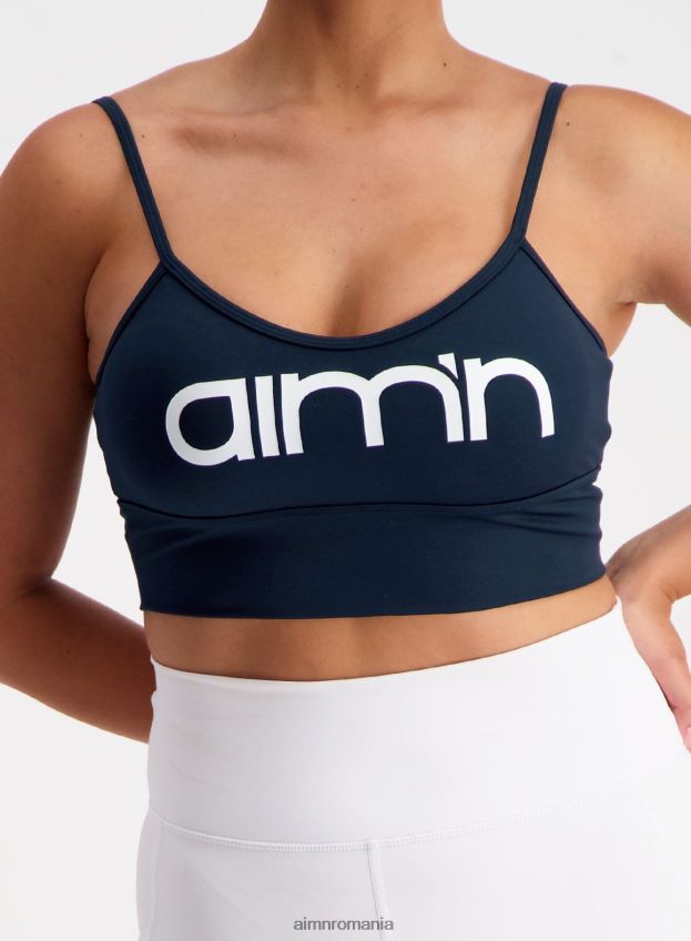 îmbrăcăminte AIM'N sutien cu bretele cu logo bleumarin femei F22RH4286