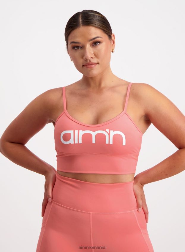 îmbrăcăminte AIM'N sutien cu bretele cu logo coral femei F22RH4292