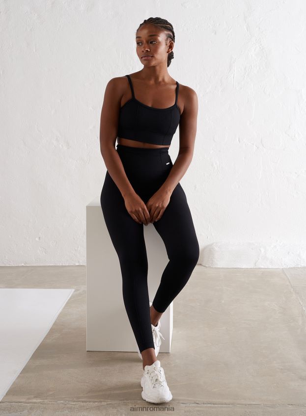îmbrăcăminte AIM'N sutien cu bretele de lux negru femei F22RH4148