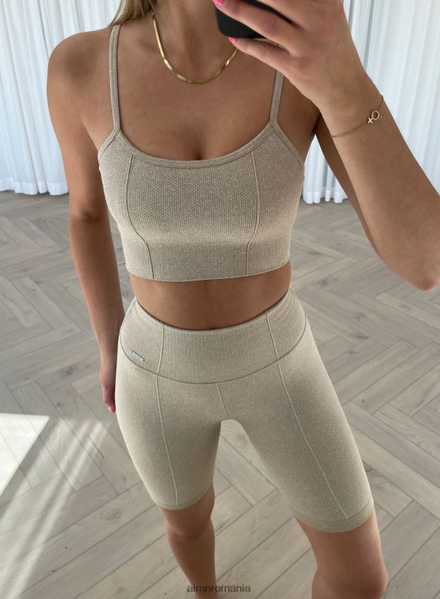 îmbrăcăminte AIM'N sutien cu bretele fără cusături de lux bej femei F22RH4166