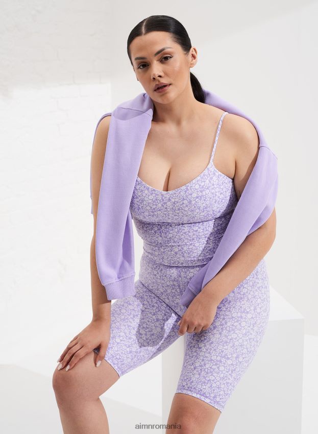 îmbrăcăminte AIM'N sutien cu bretele în V fleur lavande femei F22RH4186