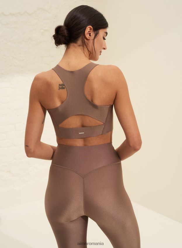 îmbrăcăminte AIM'N sutien cu formă sculptată strălucitoare macchiato femei F22RH454