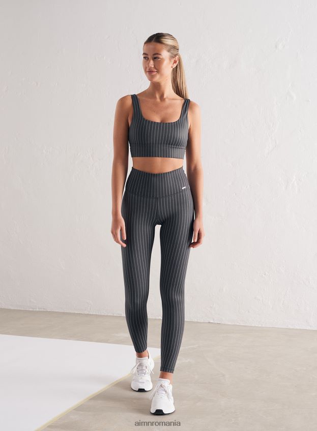 îmbrăcăminte AIM'N sutien cu miez cu dungi femei F22RH4176