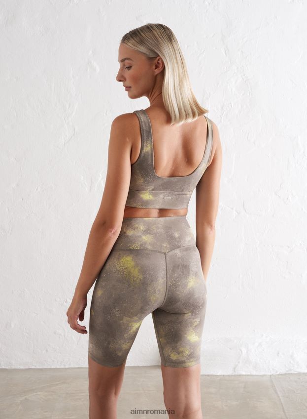 îmbrăcăminte AIM'N sutien cu miez cu imprimeu crush limonade femei F22RH4258