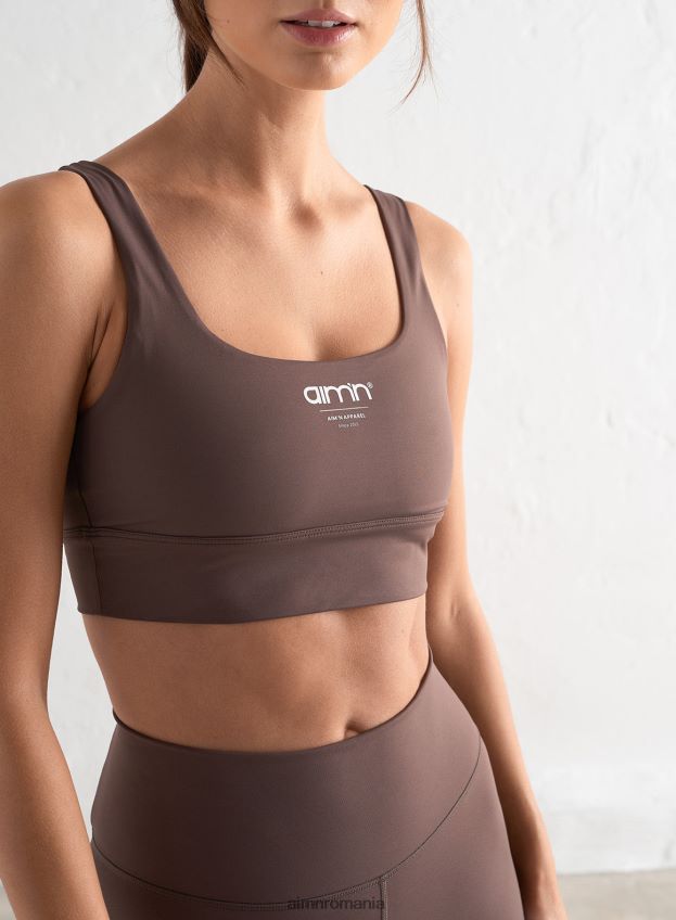 îmbrăcăminte AIM'N sutien cu miez cu margini macchiato femei F22RH4214
