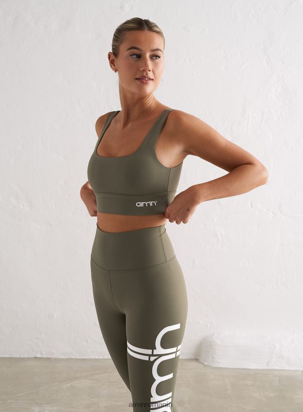 îmbrăcăminte AIM'N sutien cu miez de măsline femei F22RH4163