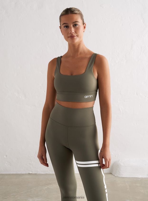 îmbrăcăminte AIM'N sutien cu miez de măsline femei F22RH4163