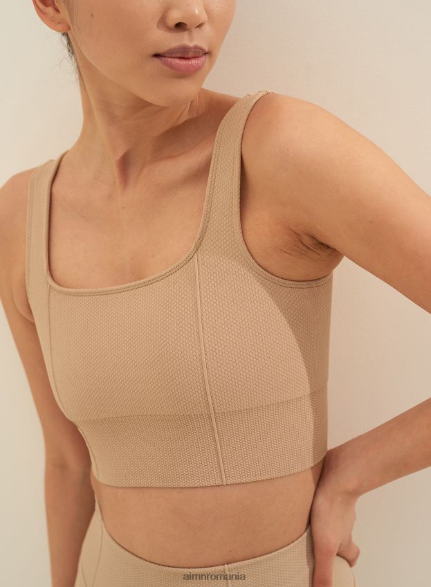 îmbrăcăminte AIM'N sutien de lux bej solid fără cusături femei F22RH4240