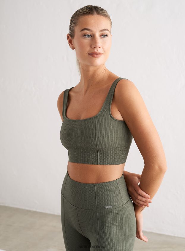 îmbrăcăminte AIM'N sutien fără cusături de lux olive femei F22RH4187