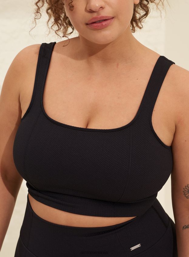 îmbrăcăminte AIM'N sutien negru de lux fără cusături femei F22RH4195