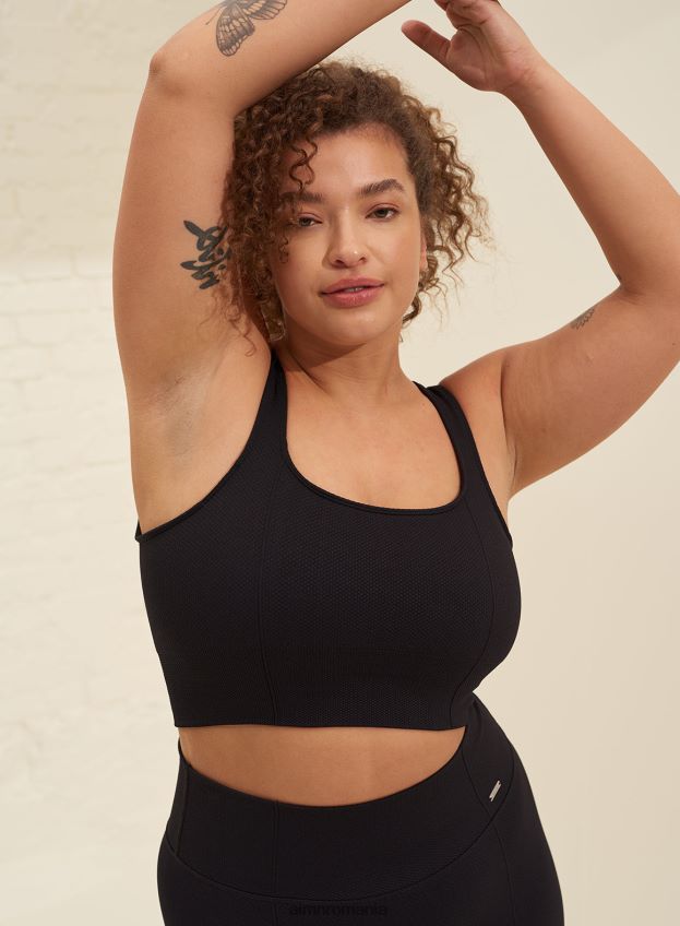 îmbrăcăminte AIM'N sutien negru de lux fără cusături femei F22RH4195