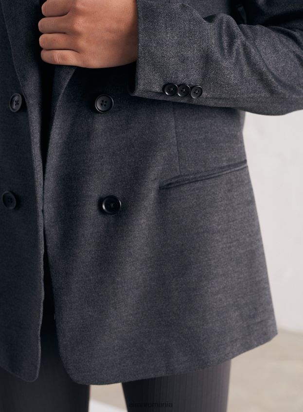 îmbrăcăminte AIM'N blazer din lână la două piept femei F22RH4749