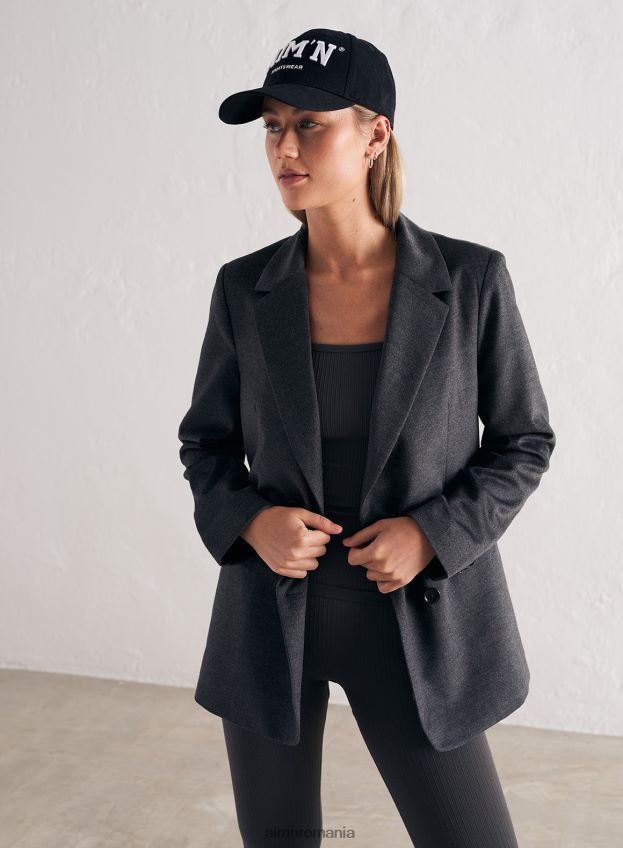 îmbrăcăminte AIM'N blazer din lână la două piept femei F22RH4749