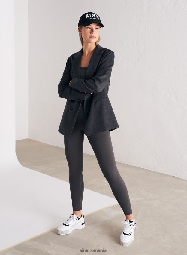 îmbrăcăminte AIM'N blazer din lână la două piept femei F22RH4749