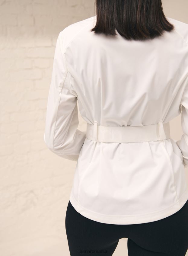 îmbrăcăminte AIM'N jachetă albă softshell elastică în 4 direcții femei F22RH4719