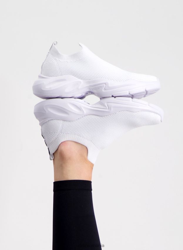 pantofi AIM'N adidași albi înalți femei F22RH4753