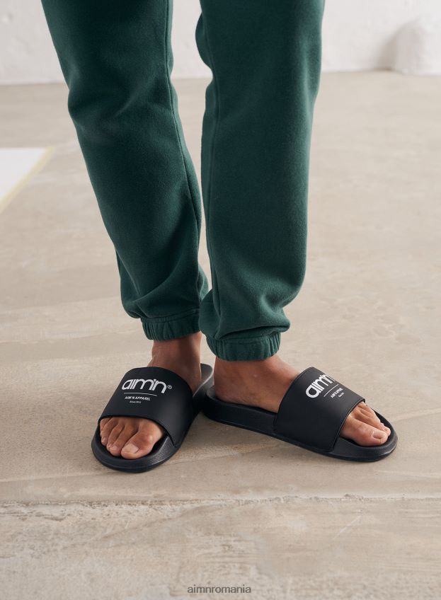 pantofi AIM'N diapozitive cu logo femei F22RH4761