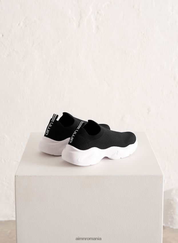 pantofi AIM'N pantofi sport înalți negri femei F22RH4752